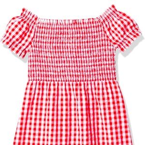 ROXY GIRLS Red and White Gingham dress M / 10